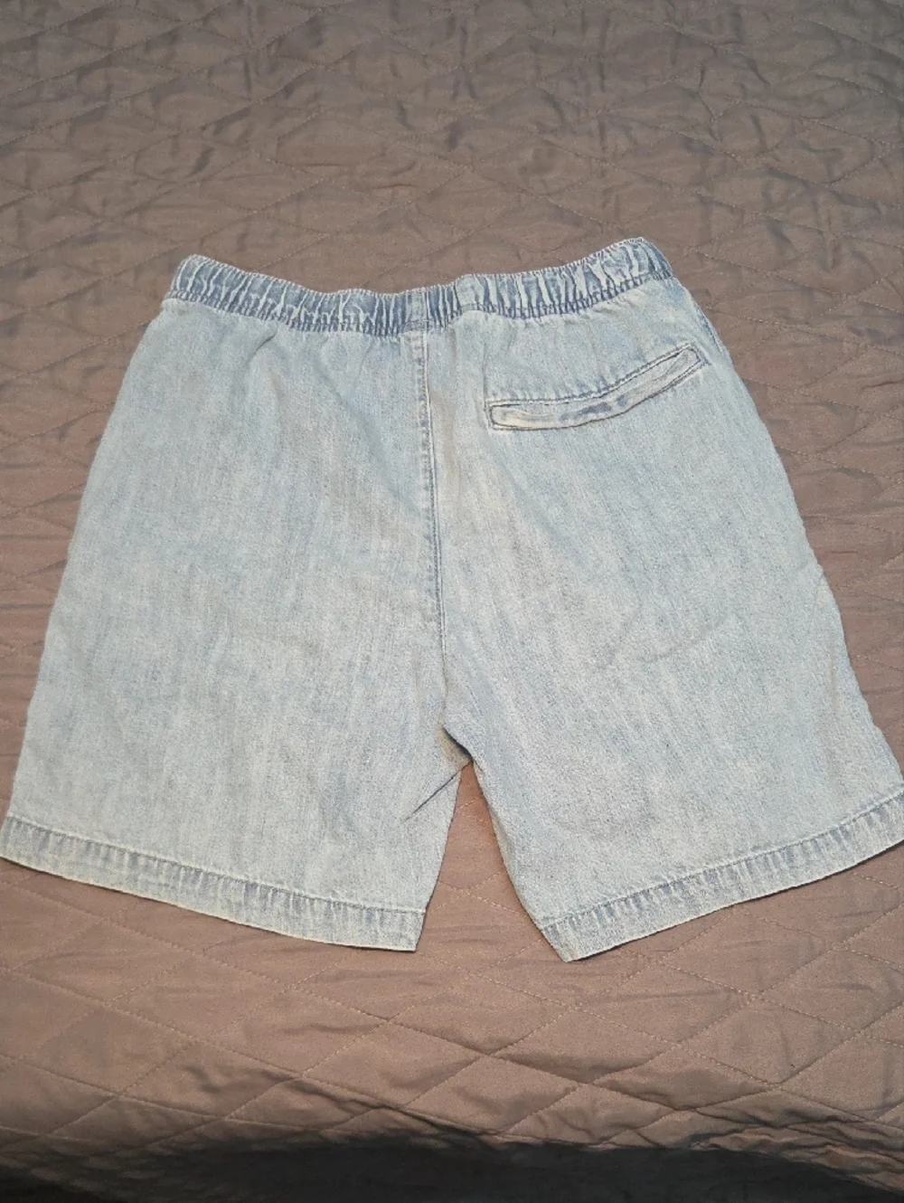 Old Navy Light Wash Denim Drawstring Shorts